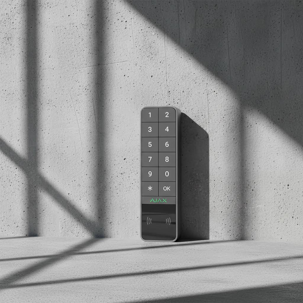 En Grafitgrå KeyPad Outdoor 